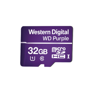 Memoria microSD de 32GB PURPLE, Especializada Para Videovigilancia, 3 VECES MAYOR DURACIÓN QUE UNA CONVENCIONAL