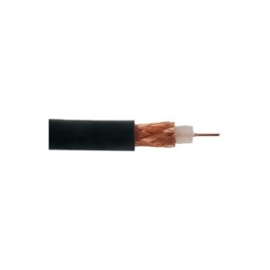 ( Precio x metro ) Cable Coaxial RG-59/U, 75 Ohm, Núcleo de Acero Revestido-Cobre, Blindaje en Malla Cobre-Trenzado, Aislante-Polietileno, Forro de PVC.? ( Hasta agotar existencias )