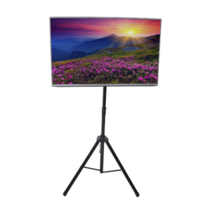 Trípode portátil soporte de piso TV compatible con montaje VESA para pantallas de 32-65