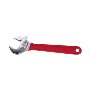 Llave perico ajustable de 10 con mango de plástico