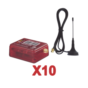 KIt de 10 Comunicadores de Alarma MN02LTEM con Antena 4GLTEM and 5G / Incluyen 2 Años de Cobertura / Aplicación Gratuita / Cero Configuración / Compatible Honeywell/DSC/CROW/PIMA