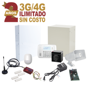 KIT de Alarma con 2 AÑOS de Comunicación Ilimitada 4GLTEM / 5G