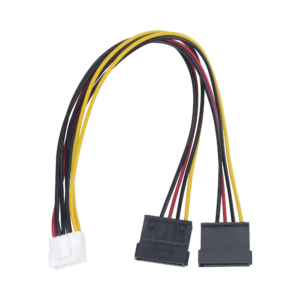 Cable Doble de Corriente SATA / Compatible con DVRs epcom / HIKVISION