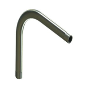 Codo de 90° de 2 (52mm) pared gruesa con rosca galvanizado etiqueta amarilla