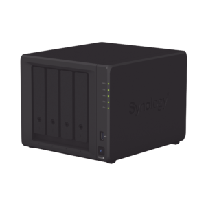 Servidor NAS de escritorio con 4 bahías / Expandible a 9 bahías / Hasta 144 TB / Soporta Hasta 40 Cámaras