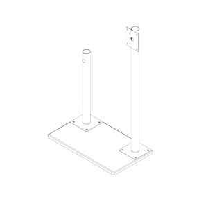 Base de Demostración para Antena FORCE y Cámara HIKVISION.