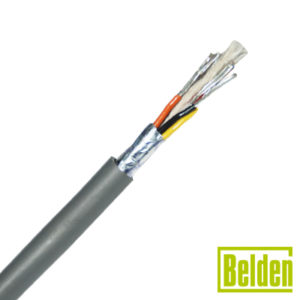 Cable multiconductor, 8 hilos AWG24 (7x32) totalmente blindado. Ideal para estaciones remotas, audio, instrumentación y cables para computadoras EIA-RS-232