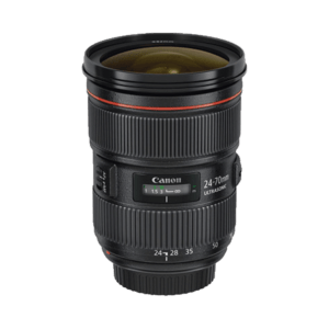 Lente Canon 24 - 70mm f2.8 / 8K / Auto-Iris / Compatible con Cámaras TNB-9000