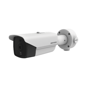 Bala IP Térmica 160 X 120 / Lente 3.1 mm / Termométrica / Detección de Temperatura / PoE / IP66 / Sirena y Luz Intermitente Integrada
