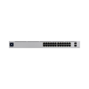 UniFi Switch USW-Pro-24-POE Gen2, Capa 3 de 24 puertos PoE 802.3at/bt + 2 puertos 1/10G SFP+, 400W, pantalla informativa